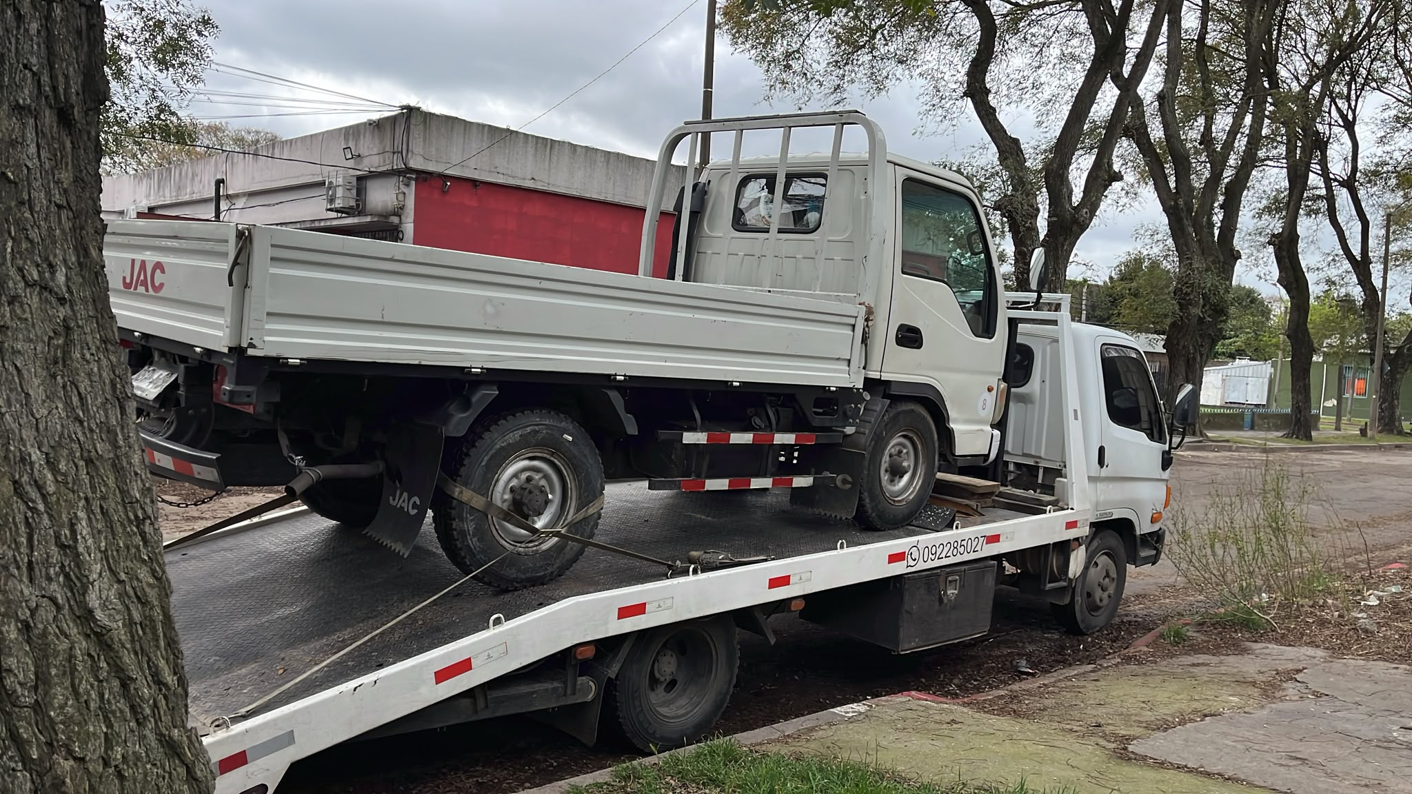 Traslado de camioneta